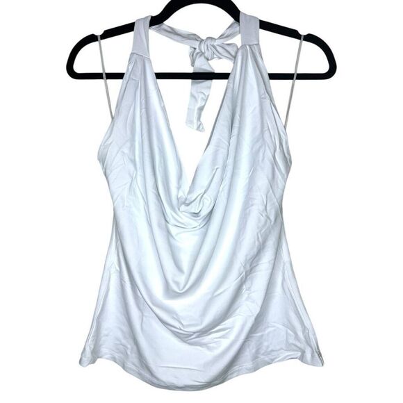 NEW Susana Monaco Cowl Halter Top in Sugar Medium - Picture 2 of 7